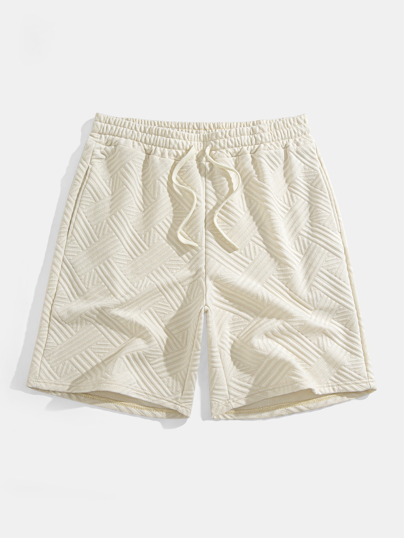 Striped Jacquard T-Shirt & Shorts Set