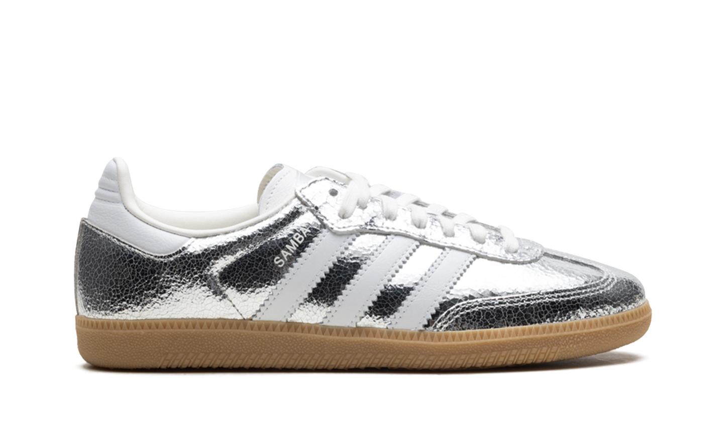 Samba OG "Silver Metallic Cracked Leather"