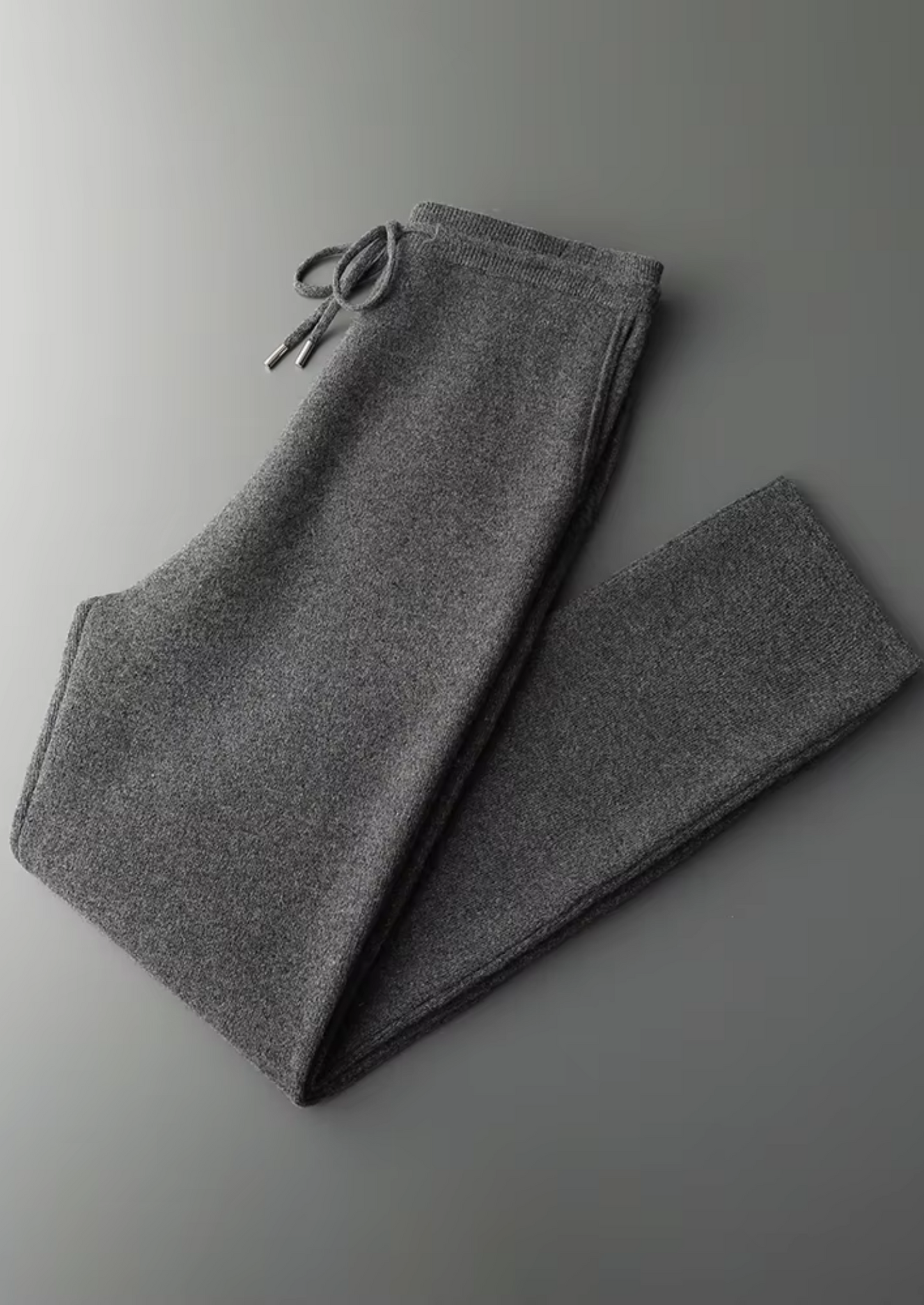 PURE EXTRA-FINE MERINO WOOL LEISURE TROUSERS