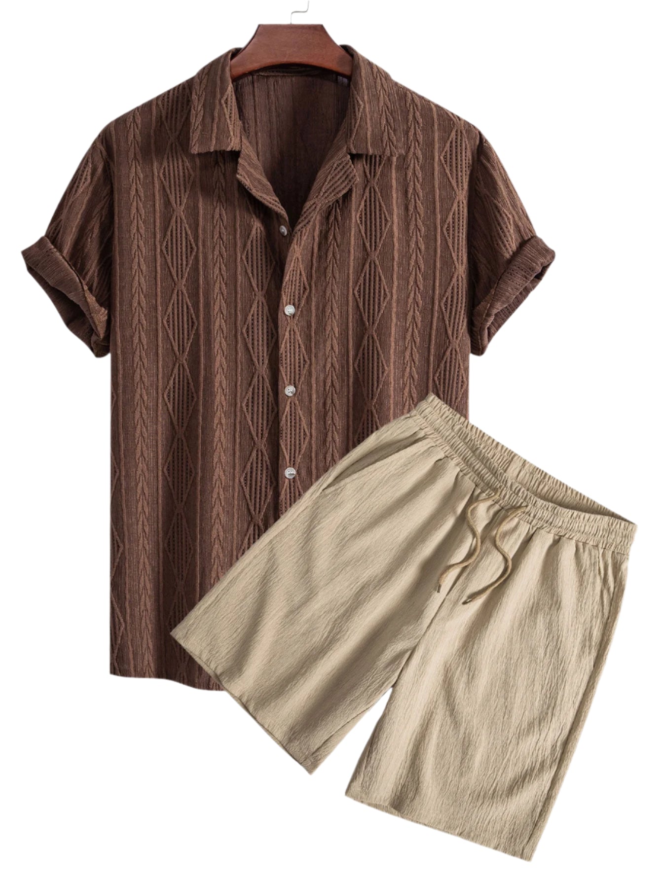 Amalfi - NewBlack Short Sleeved Set