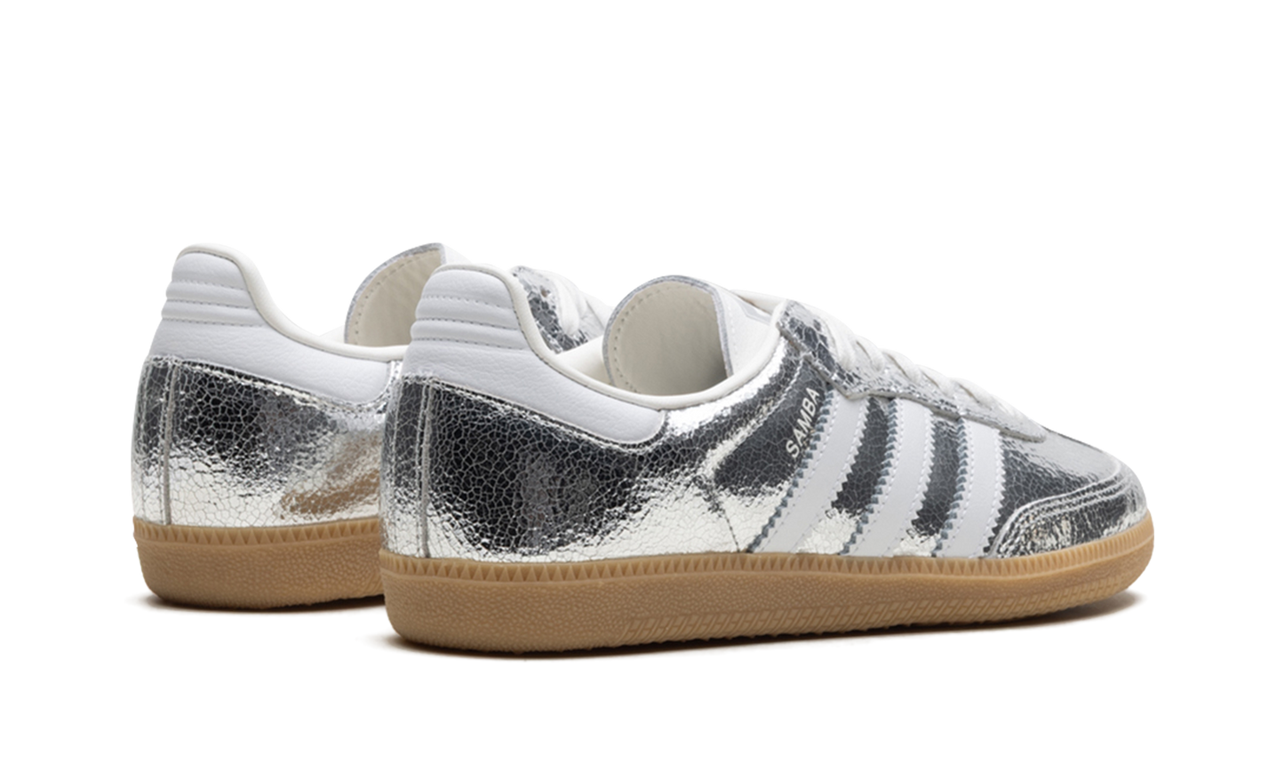 Samba OG "Silver Metallic Cracked Leather"