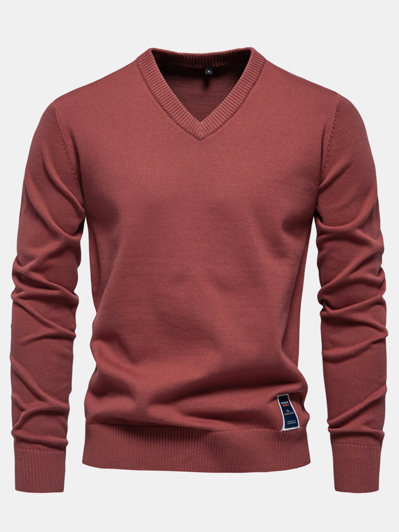Long Sleeve V-Neck Sweater