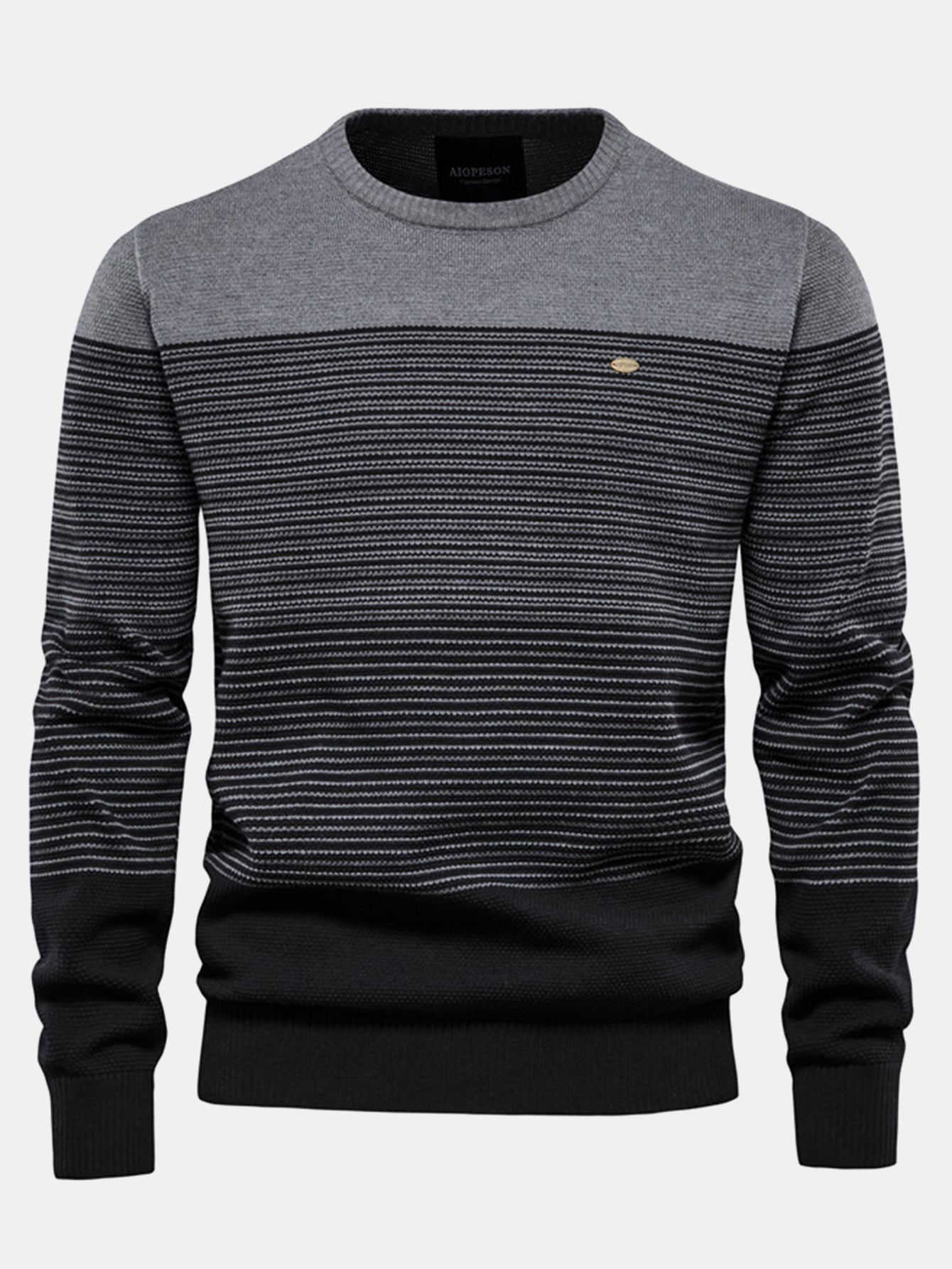 Contrast Striped Sweater