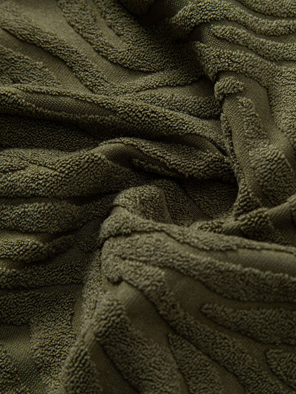 Animal Texture Terry Cuban Shirt & Shorts