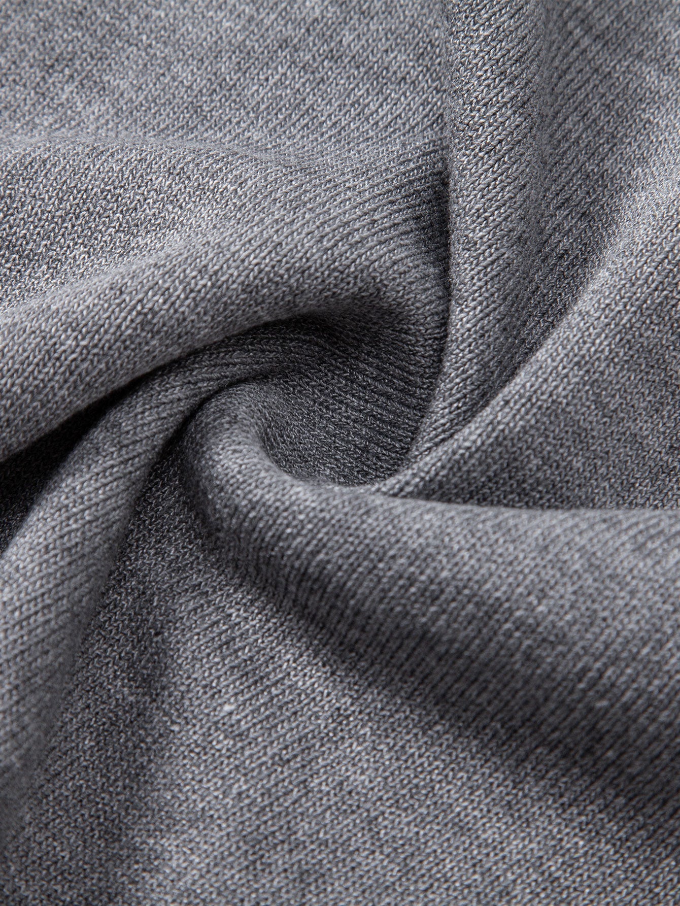 Twist Jacquard Knitted Zipper Polo Shirt