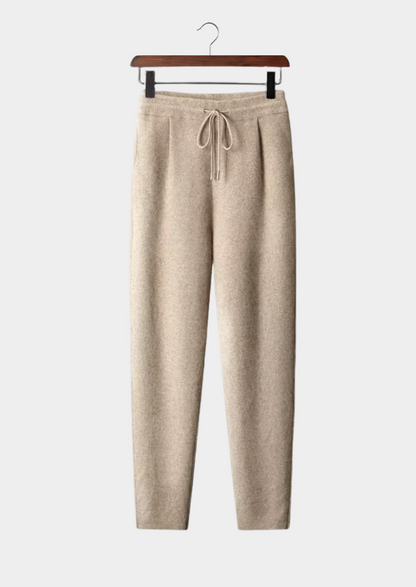 PREMIUM CASHMERE PLEATED TROUSERS