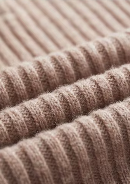 PURE EXTRA-FINE MERINO WOOL RIBBED HENLEY SWEATER