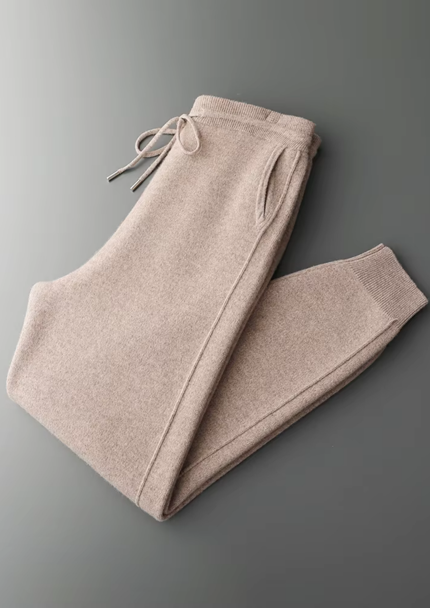 PURE EXTRA-FINE MERINO WOOL LEISURE JOGGERS