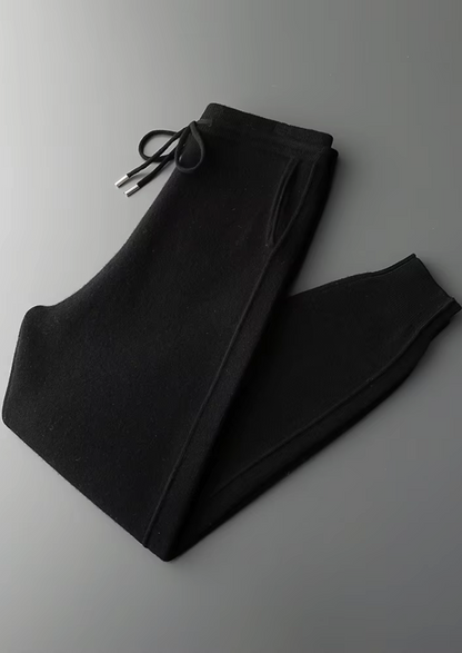 PURE EXTRA-FINE MERINO WOOL LEISURE JOGGERS