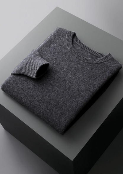 PURE EXTRA-FINE MERINO WOOL CLASSIC CREWNECK