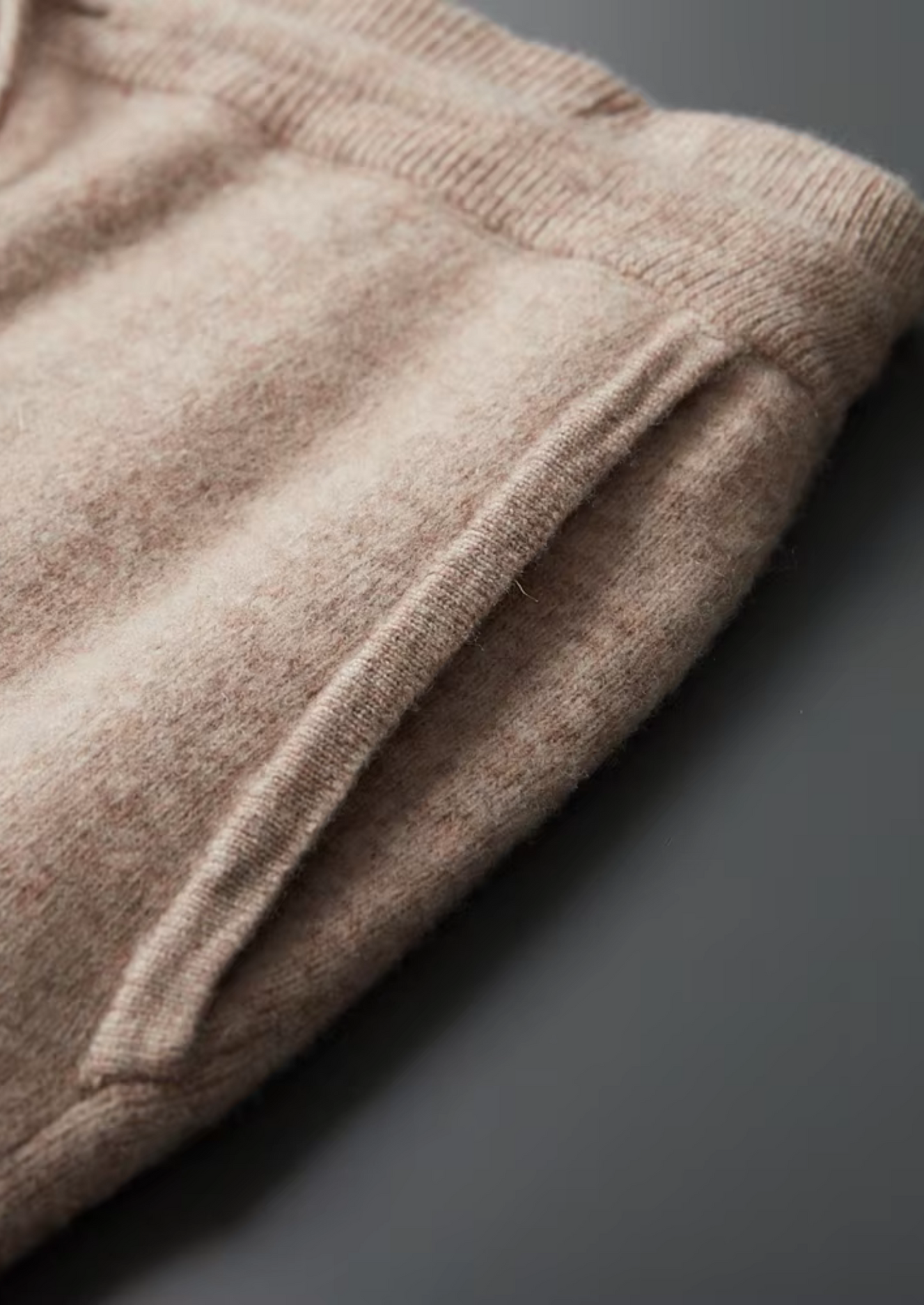 PURE EXTRA-FINE MERINO WOOL LEISURE TROUSERS