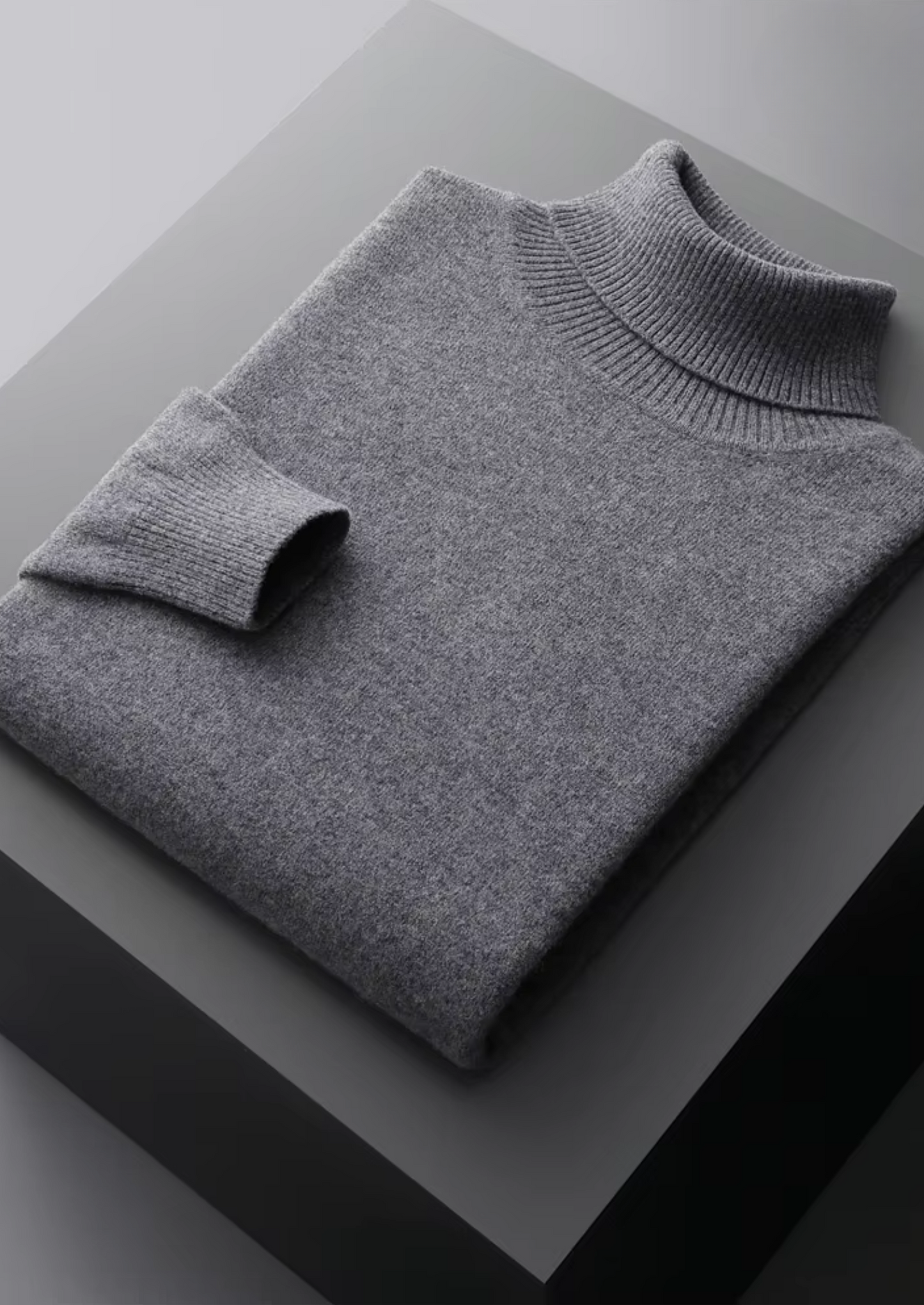 PURE EXTRA-FINE MERINO WOOL CLASSIC ROLLNECK
