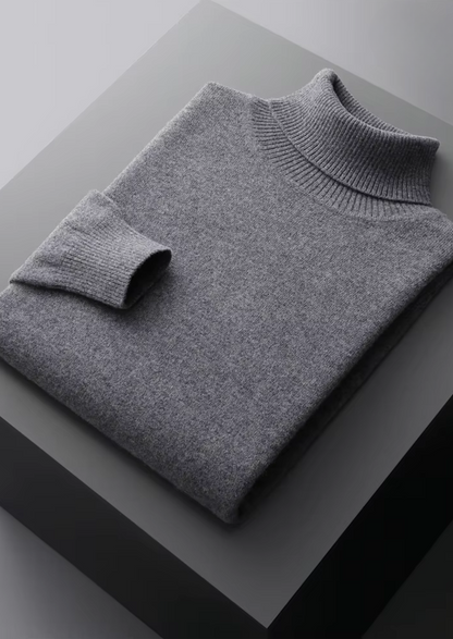 PURE EXTRA-FINE MERINO WOOL CLASSIC ROLLNECK