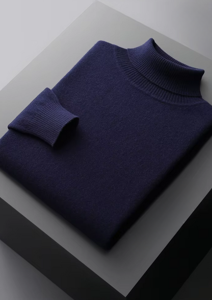 PURE EXTRA-FINE MERINO WOOL CLASSIC ROLLNECK