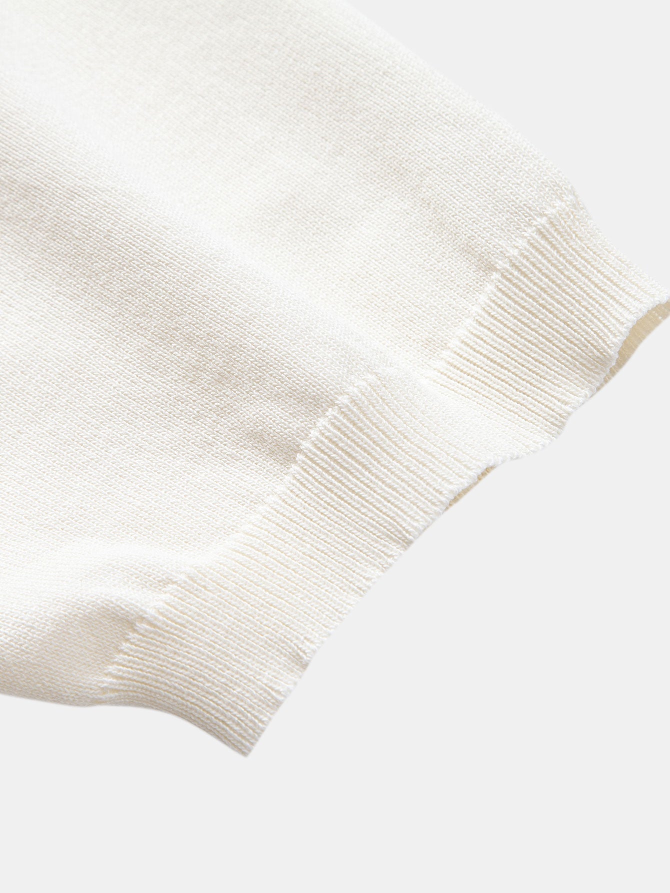 Stripe Geometric Jacquard Knitted Polo Shirt