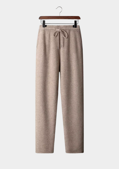 PURE EXTRA-FINE MERINO WOOL LEISURE TROUSERS