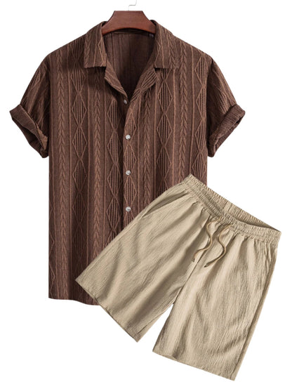 Amalfi - NewBlack Short Sleeved Set