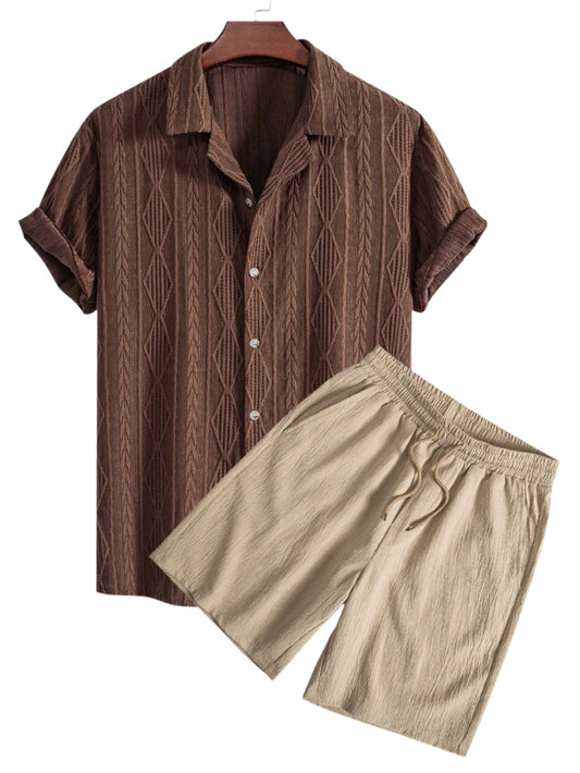 Amalfi - NewBlack Short Sleeved Set