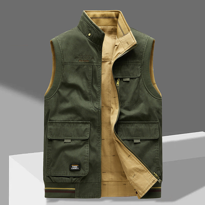 Emilio Cotton Utility Vest