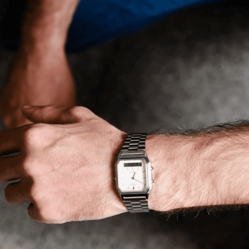 C A S I O  Vintage 38mm Watch - Water Resistant | Transferred steel