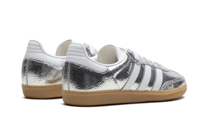 Samba OG "Silver Metallic Cracked Leather"