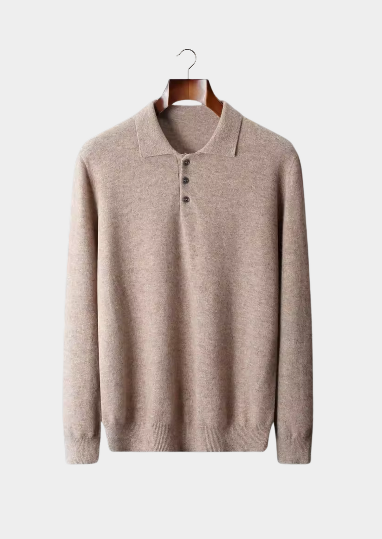 PURE EXTRA-FINE MERINO WOOL CLASSIC SWEATER POLO