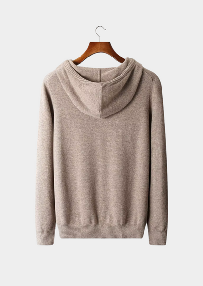 PURE EXTRA-FINE MERINO WOOL LEISURE HOODIE