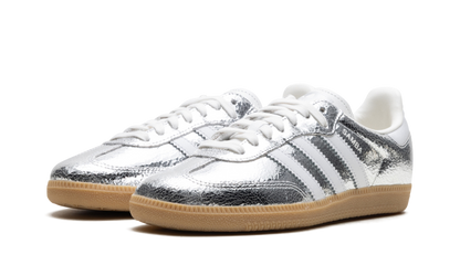 Samba OG "Silver Metallic Cracked Leather"