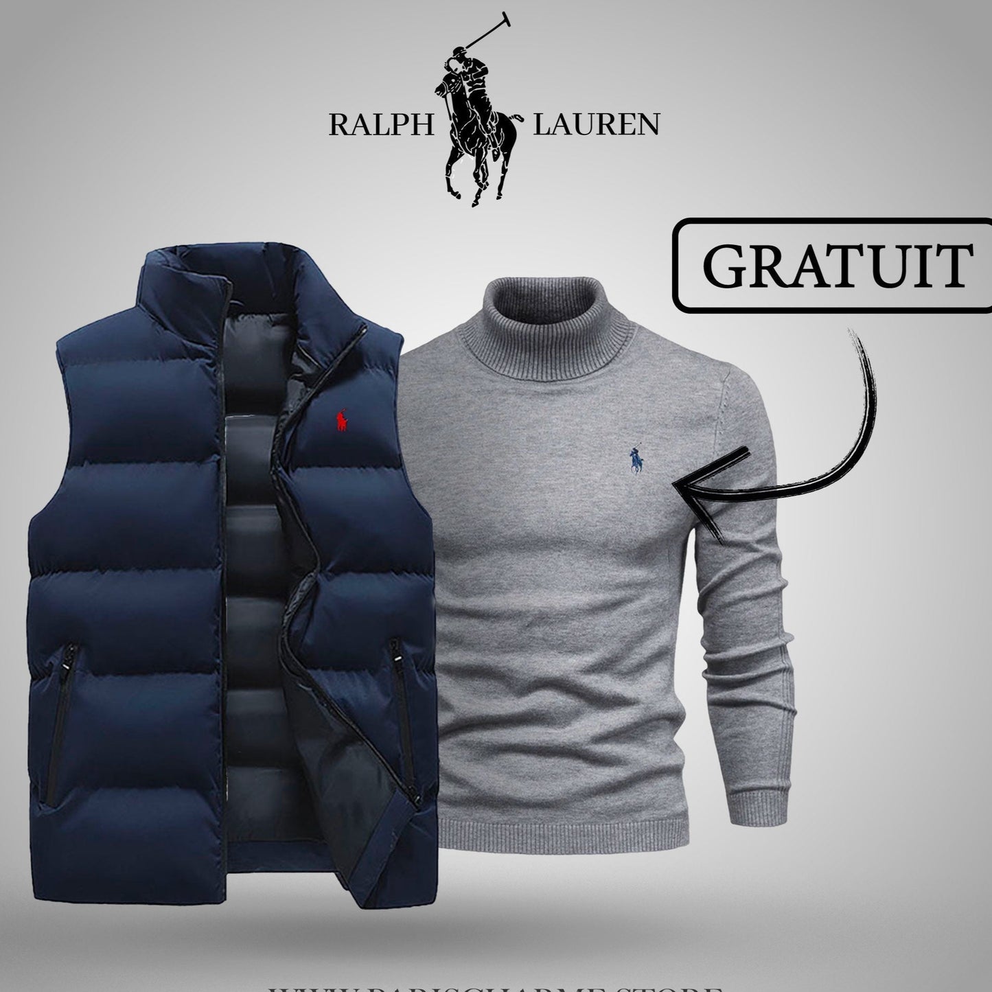 Gilet R&L + Pull Offert (DESTOCKAGE)