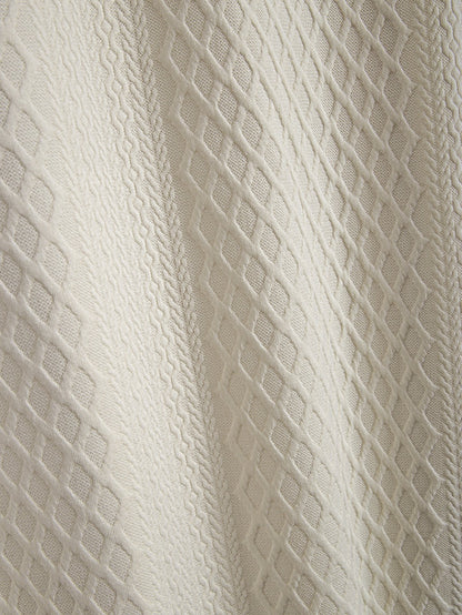 Rhombus Geometric Jacquard Polo