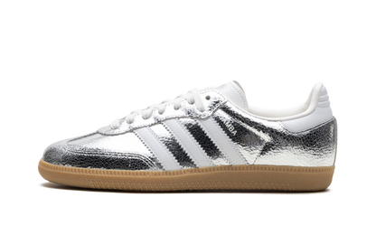 Samba OG "Silver Metallic Cracked Leather"