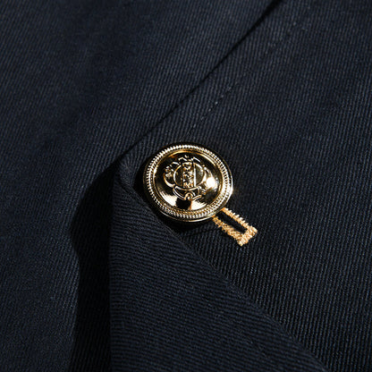 【24-hour shipping out】Men's Vintage Casual Solid Stand Collar Button Jacket 85705875TO